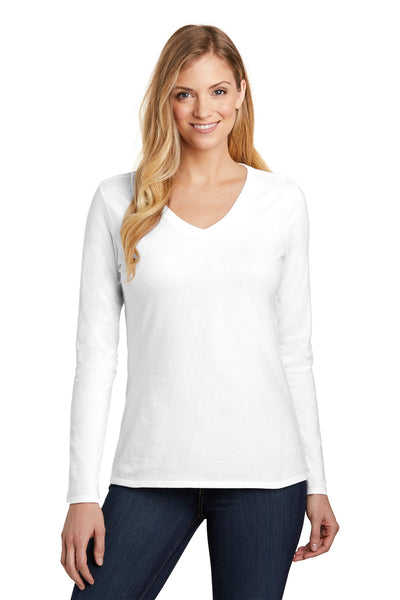Women's Very Important Tee Long Sleeve V-Neck - White