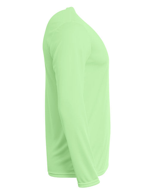 Men's Cooling Performance Long Sleeve T-Shirt - LIGHT LIME