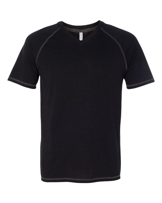 Triblend V-Neck T-Shirt - Solid Black Triblend