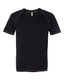 All Sport M1105 - Triblend V-Neck T-Shirt - Solid Black Triblend