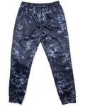 Unisex Heather Performance Jogger Pant - Navy Tie Dye