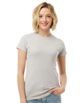 Women's Slim Fit Fine Jersey Tee - Silver