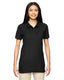 Gildan G828L - Women's Premium Cotton® Women's Double Piqué Polo - Black