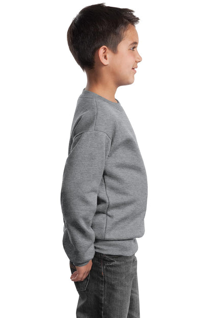 Youth Core Fleece Crewneck Sweatshirt - Athletic Heather