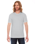Unisex Poly-Cotton Short-Sleeve Crewneck - New Silver