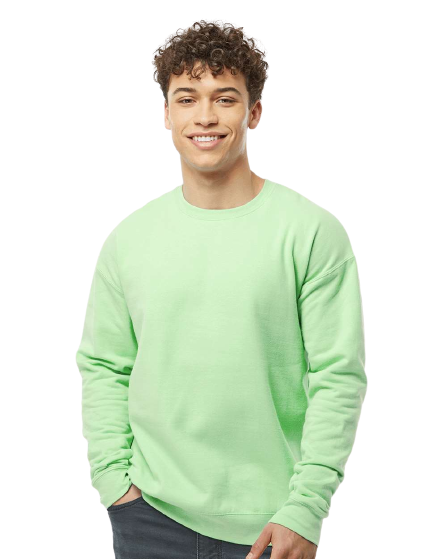 Unisex Fleece Crew - Neo Mint