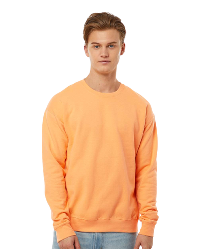 Unisex Fleece Crew - Cantaloupe