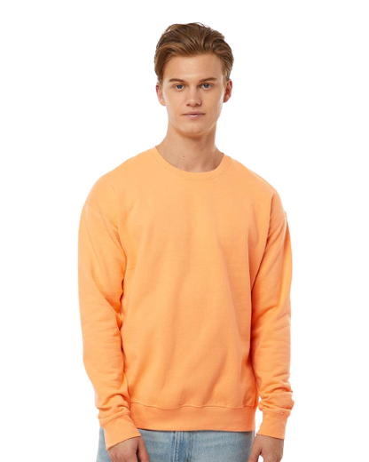 Unisex Fleece Crew - Cantaloupe