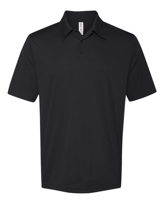 Performance 3 Button Sport Shirt - Black