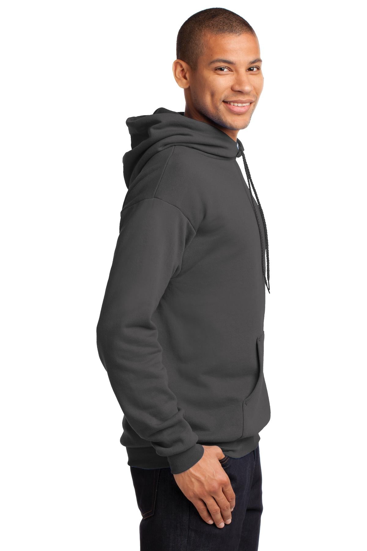 Unisex Core Fleece Pullover Hoodie - Charcoal