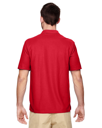 Unisex Performance® Double Piqué Polo - Red