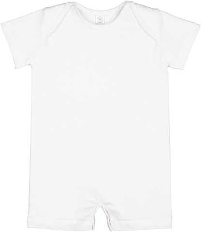 Infant Premium Jersey T-Shirt Romper - White