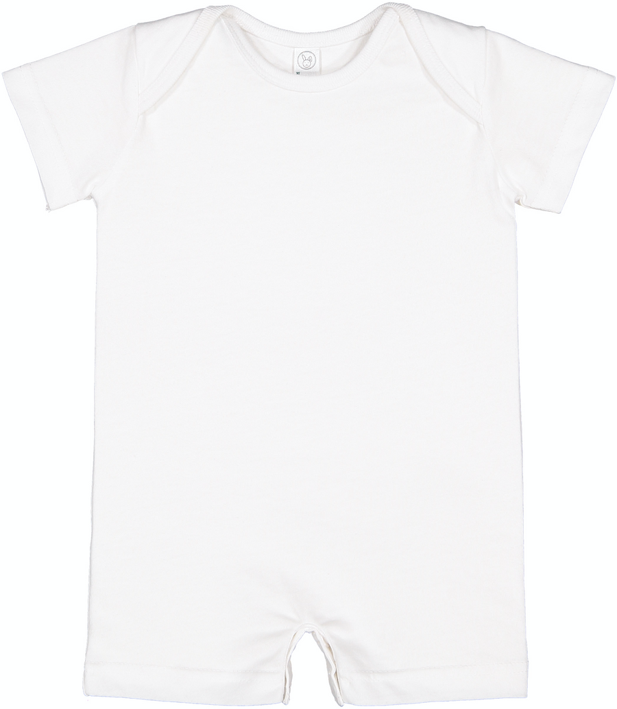 Infant Premium Jersey T-Shirt Romper - White