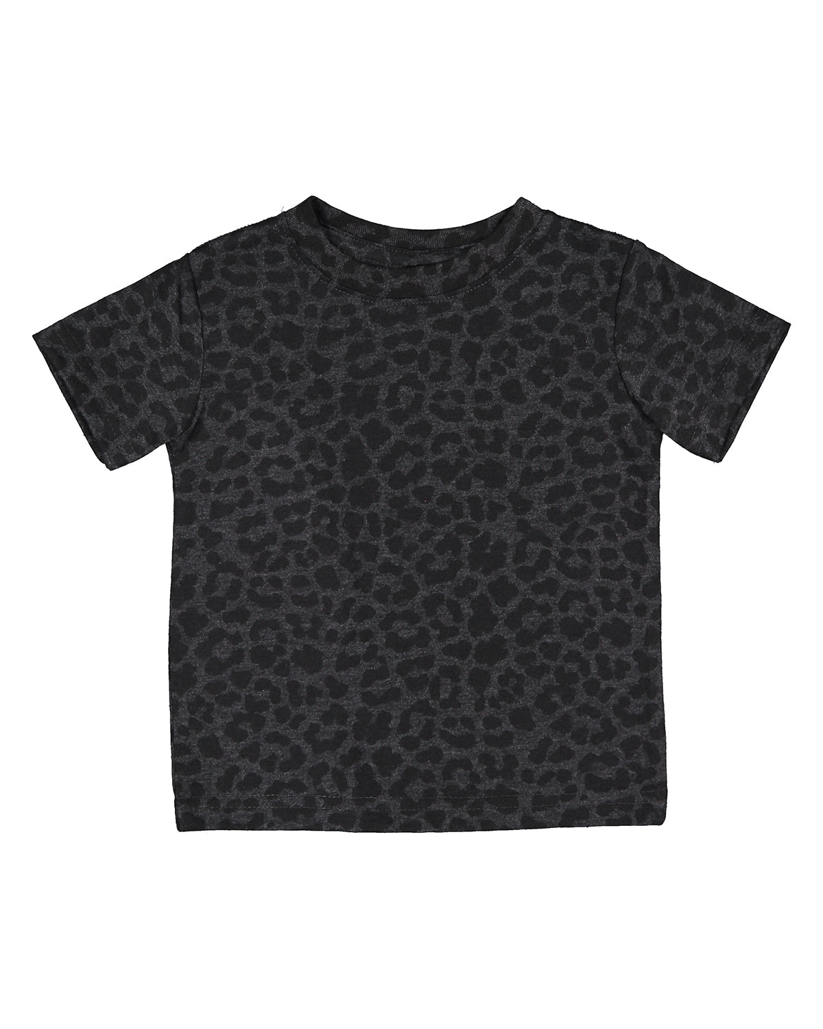 Infant Fine Jersey T-Shirt - Black Leopard