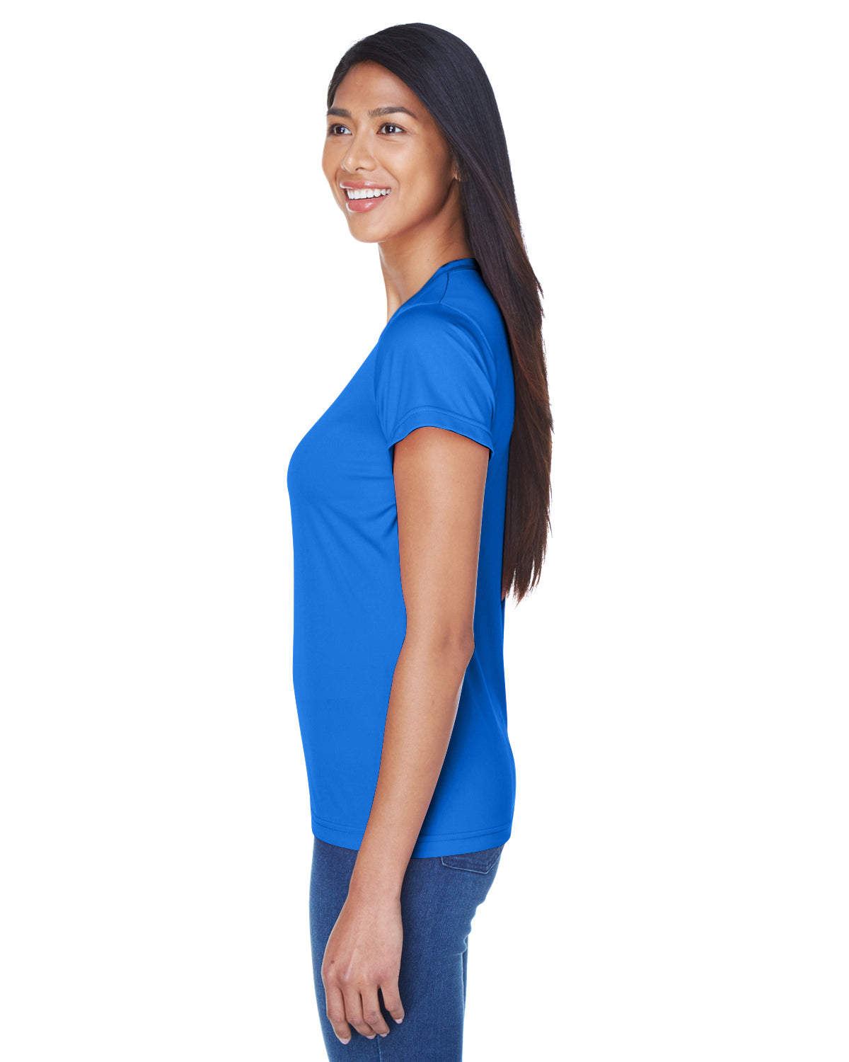 Women's Cool & Dry Sport Performance Interlock T-Shirt - Royal