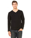 Bella + Canvas 3425 - Unisex Jersey Long-Sleeve V-Neck T-Shirt - Black