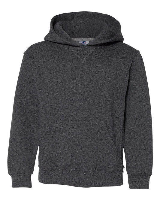 Youth Dri Power�� Hooded Pullover Sweatshirt - Black Heather