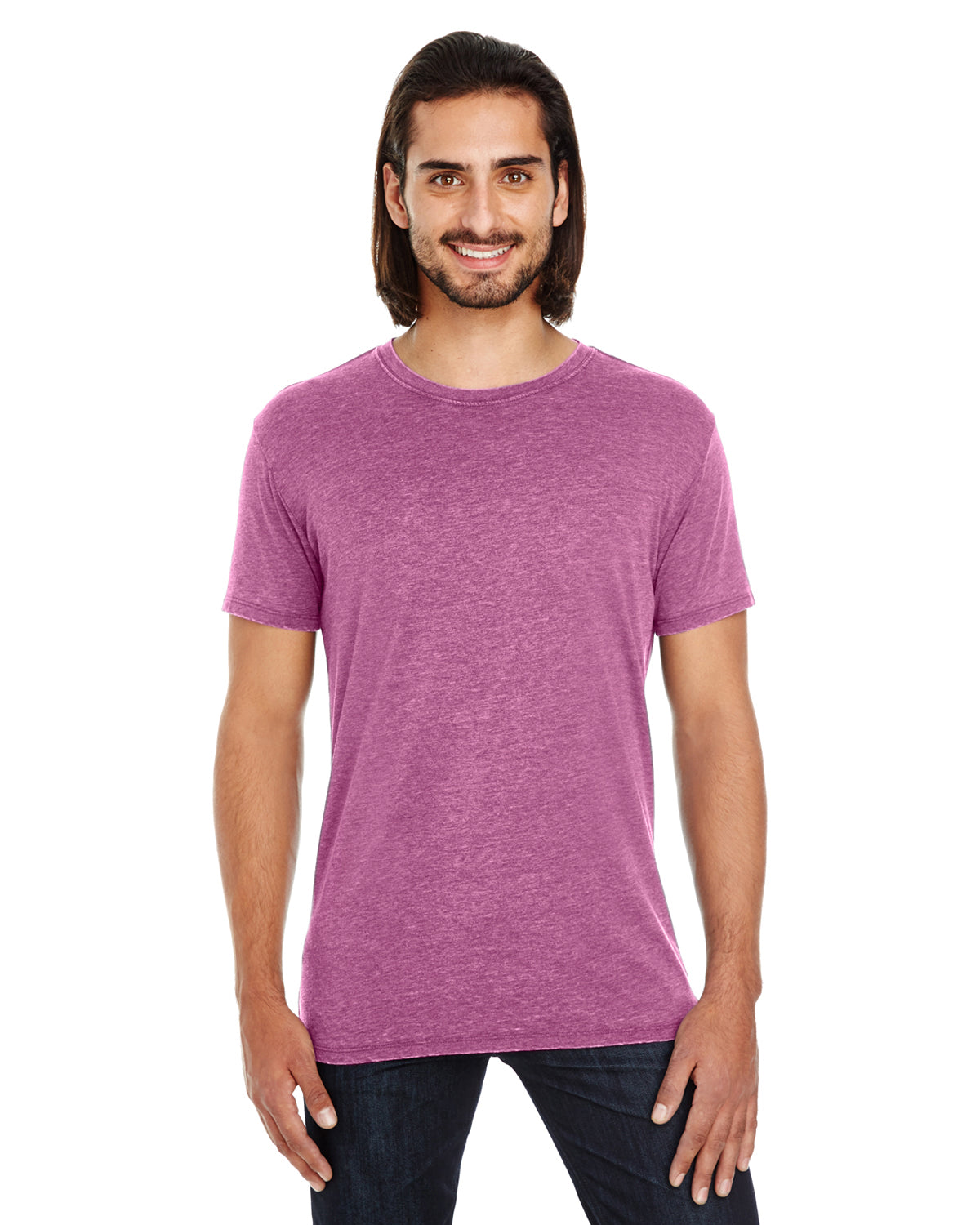 Unisex Vintage Dye Short-Sleeve T-Shirt - Vintage Wine