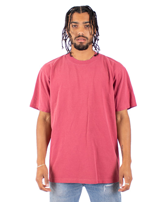 Garment-Dyed Crewneck T-Shirt - Clay Red