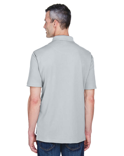 Men's Cool & Dry Stain-Release Performance Polo - Silver