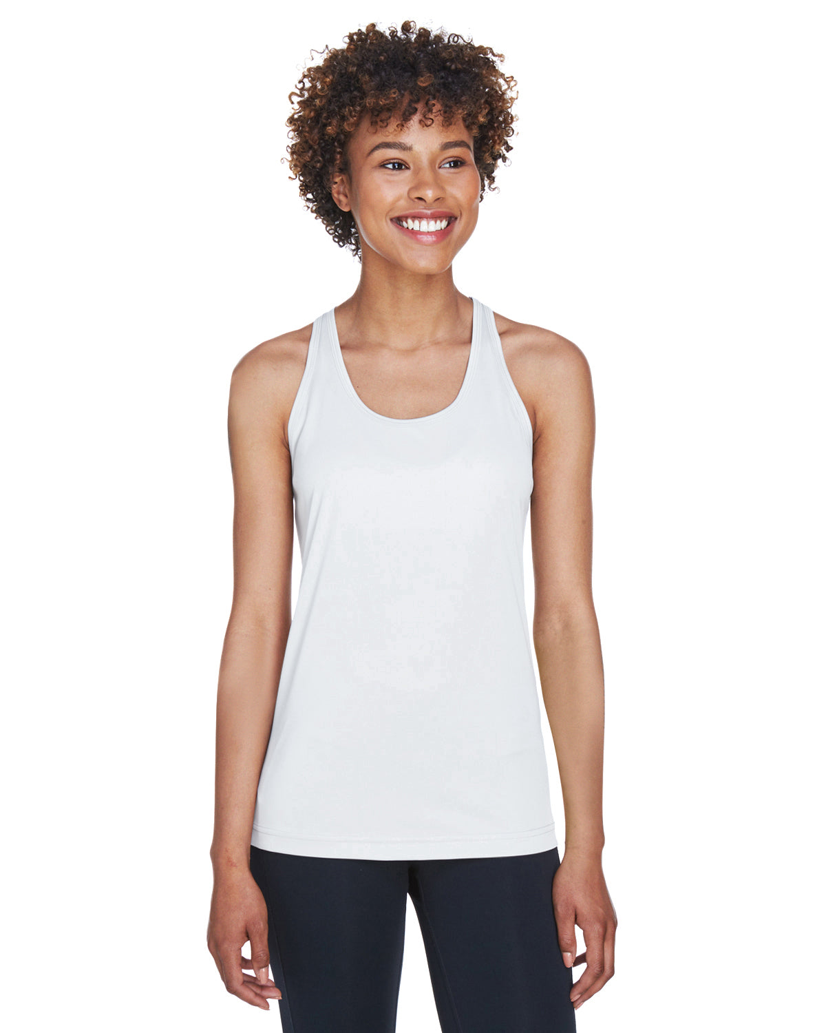 Women's Zone Performance Racerback Tank - White