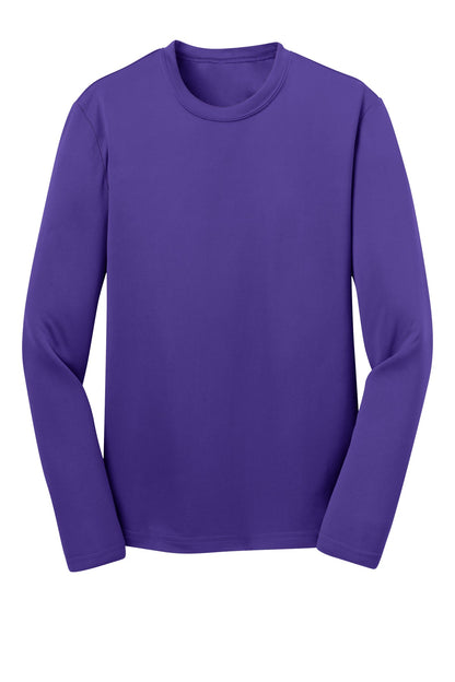 Youth Long Sleeve PosiCharge Competitor Tee - Purple