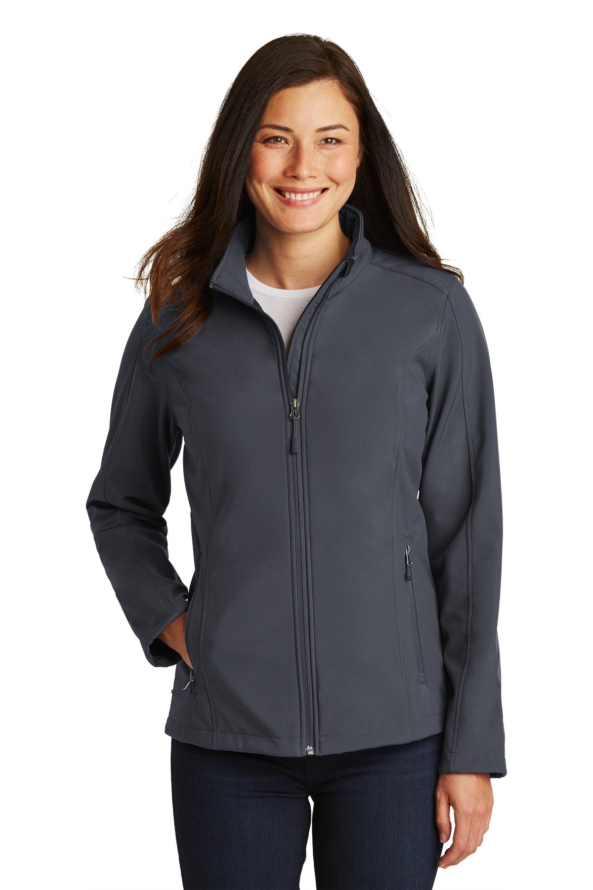 Women's Core Soft Shell Jacket - Battleship Gray