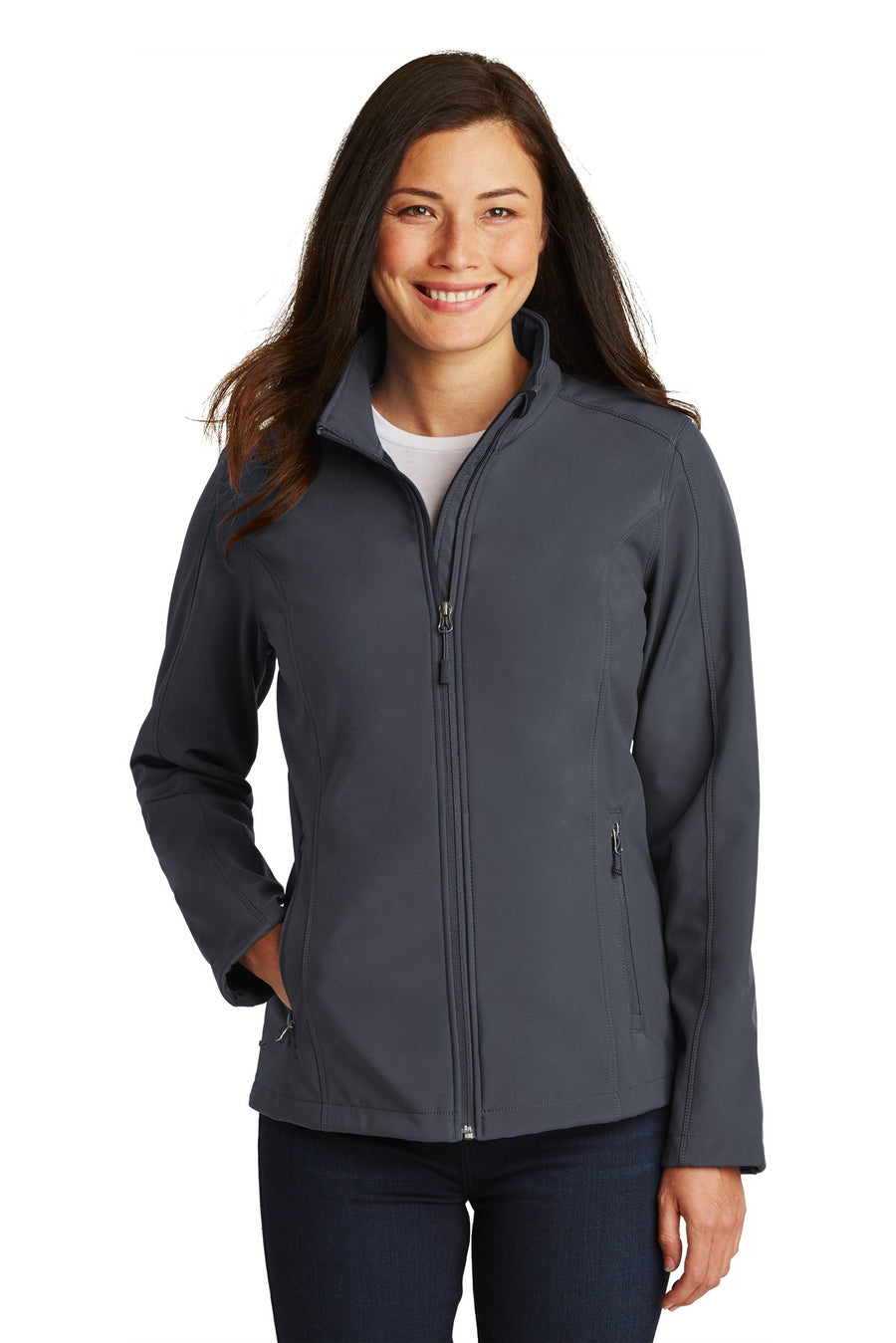 Women's Core Soft Shell Jacket - Battleship Gray