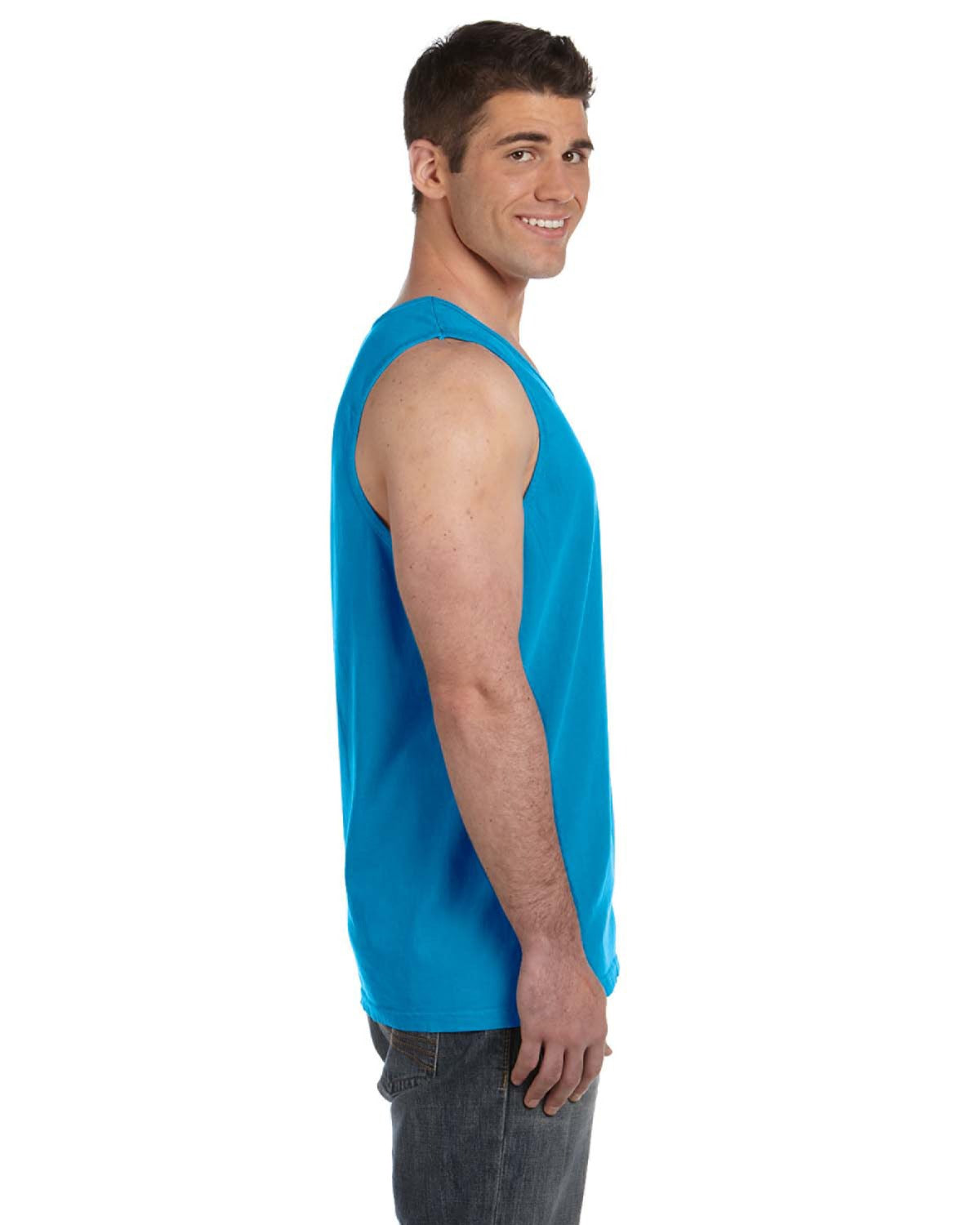 Unisex Heavyweight RS Tank - Sapphire