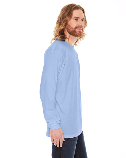 Unisex Fine Jersey Long-Sleeve T-Shirt - Baby Blue