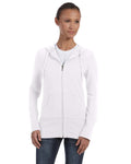 Women's Stretch French Terry Lounge Jacket - White