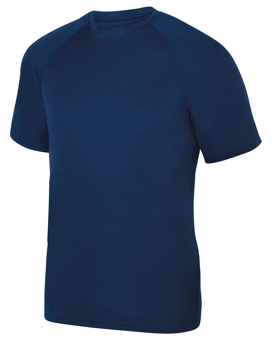 Unisex Attain Wicking Short-Sleeve T-Shirt - Navy