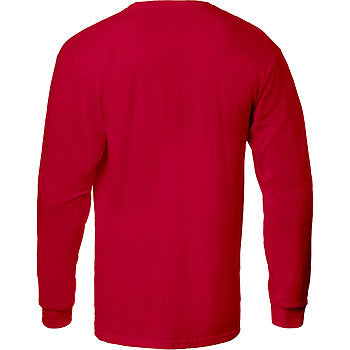 Unisex Heavyweight Long Sleeve Tee - Red