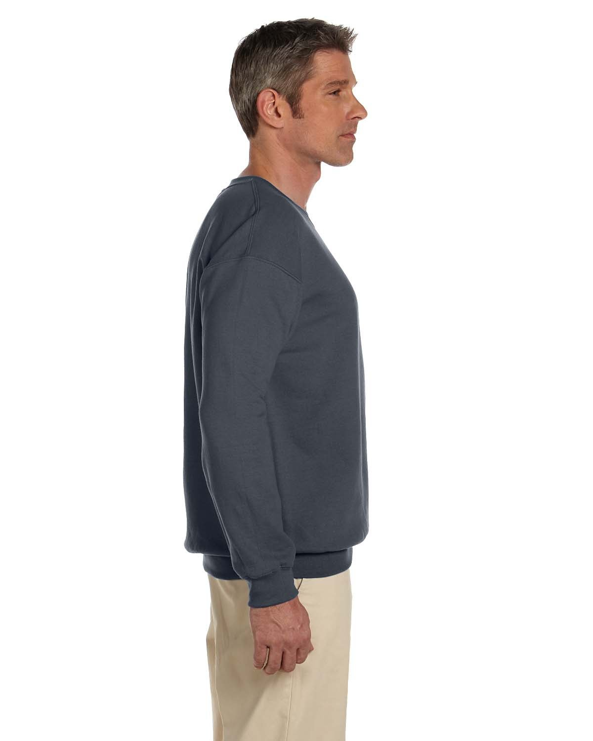 Unisex Heavy Blend���  50/50 Fleece Crew - Dark Heather