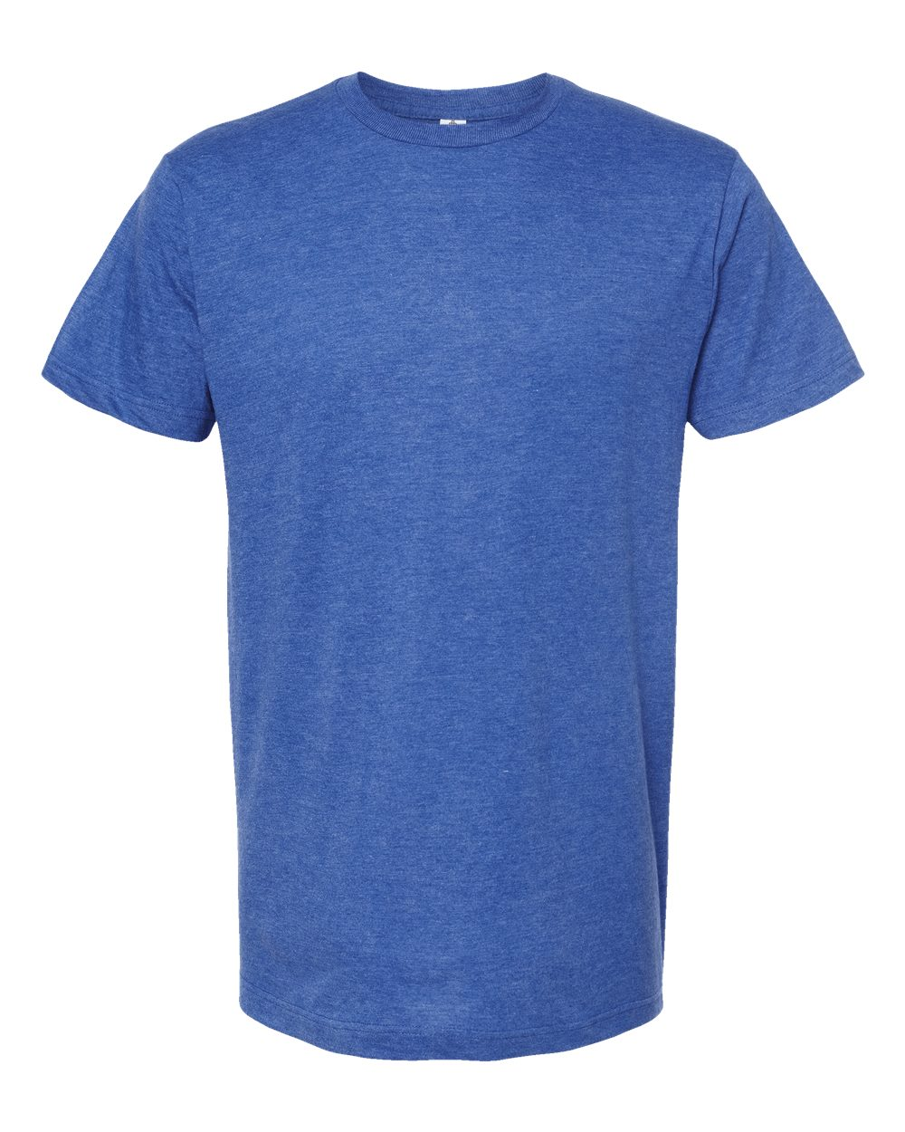 Unisex Fine Jersey Tee - Heather Royal