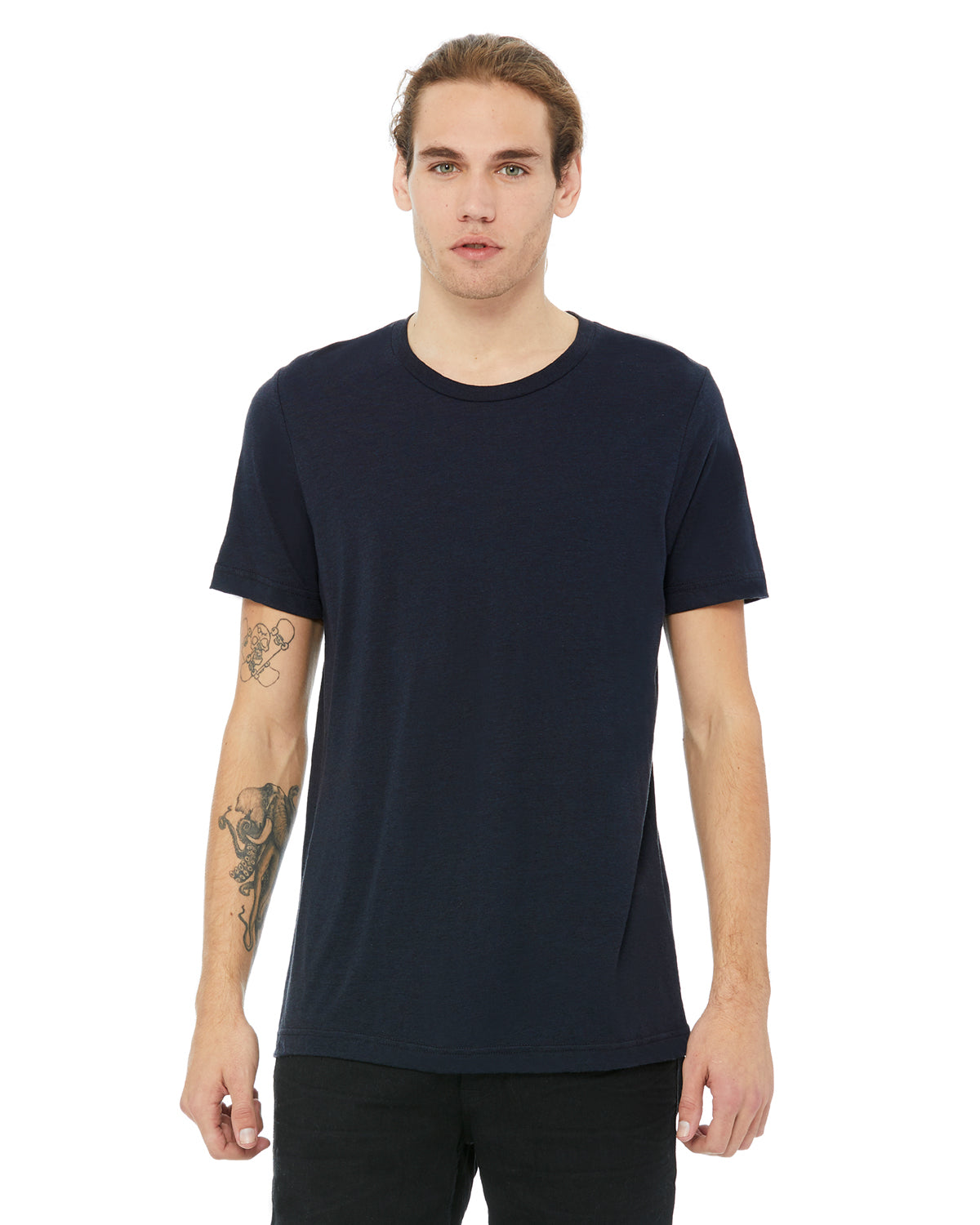 Unisex Triblend T-Shirt - Solid Navy Triblend