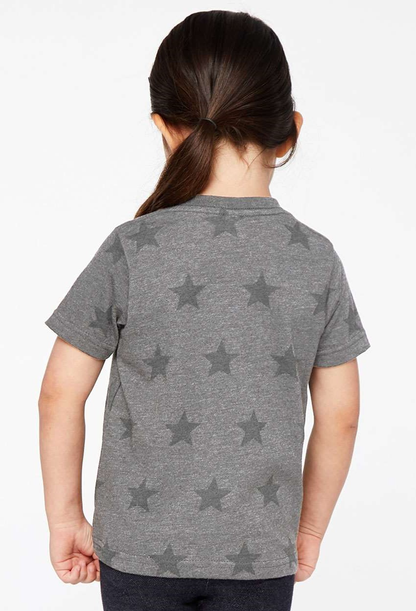 Toddler Five Star T-Shirt - Granite Heather Star