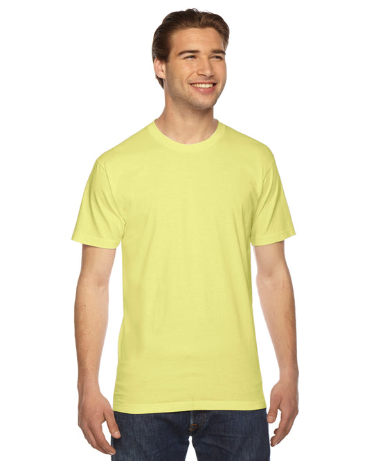 Unisex Fine Jersey Short-Sleeve T-Shirt - Lemon