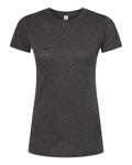 Women's Poly-Rich Slim Fit Tee - Heather Graphite
