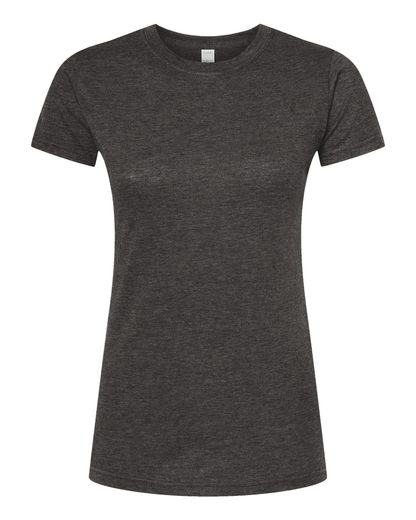 Women's Poly-Rich Slim Fit Tee - Heather Graphite