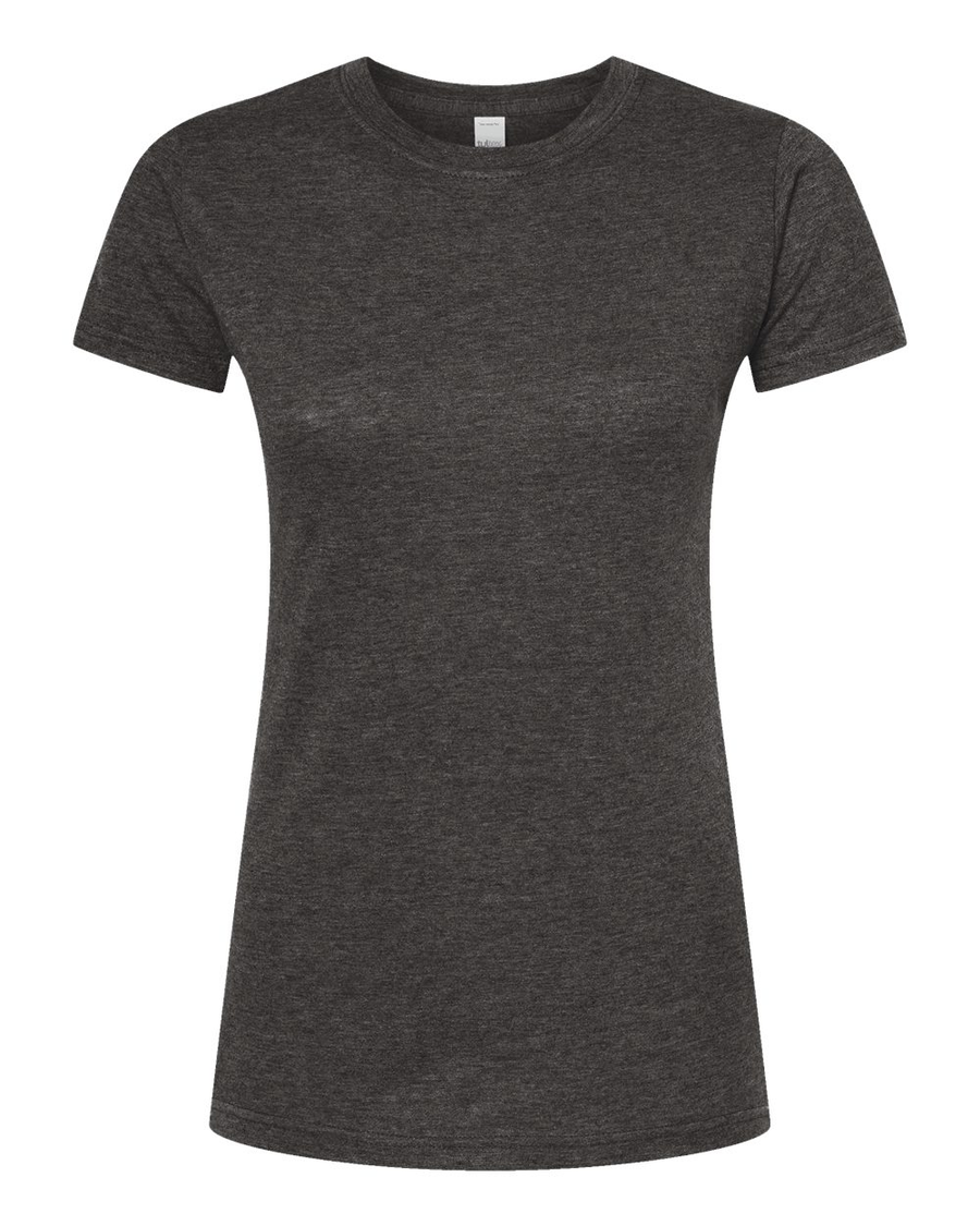 Women's Poly-Rich Slim Fit Tee - Heather Graphite