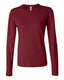 Bella + Canvas B6500 - Women's Jersey Long-Sleeve T-Shirt - Cardinal