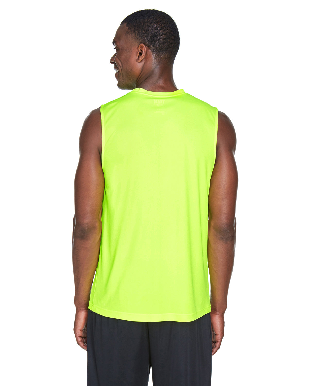 Men's Zone Performance Muscle T-Shirt - Safety Yellow