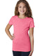 Next Level 3712 - Girl's Youth Princess CVC T-Shirt - Neon Heather Pink