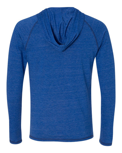 Triblend Jersey Hooded Pullover - Royal Heather Triblend