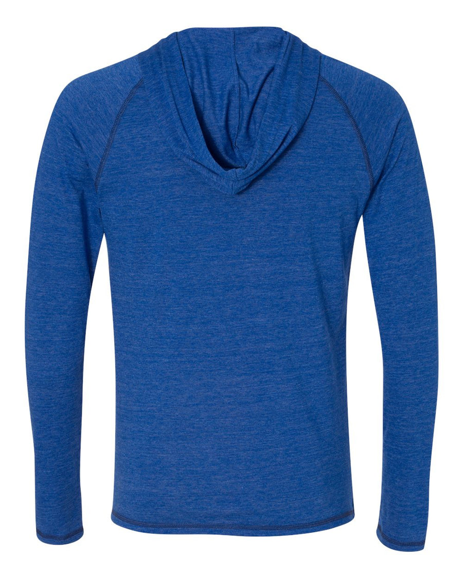 Triblend Jersey Hooded Pullover - Royal Heather Triblend