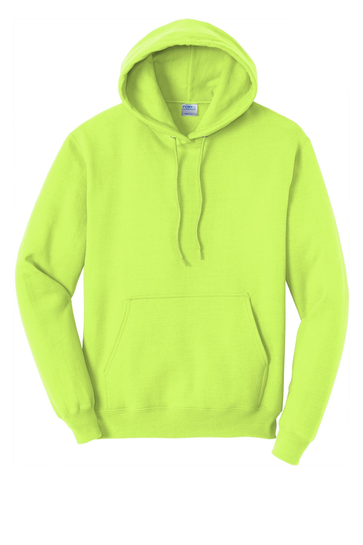 Unisex Core Fleece Pullover Hoodie - Neon Yellow