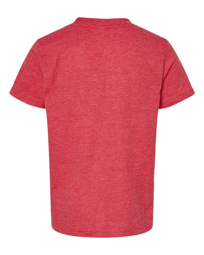 Youth Fine Jersey T-Shirt - Heather Red