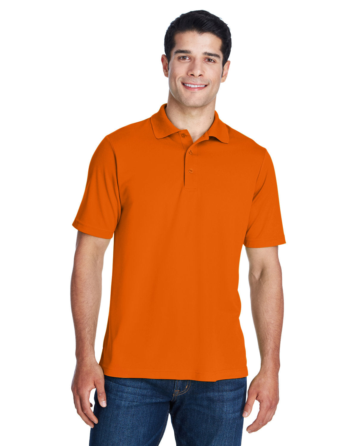 Men's Origin Performance Piqué Polo - Campus Orange