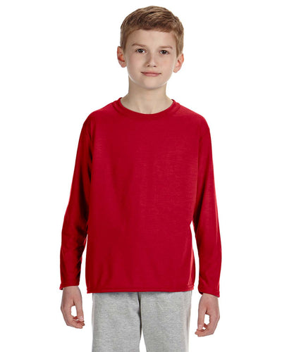 Youth Performance® Youth Long-Sleeve T-Shirt - Red